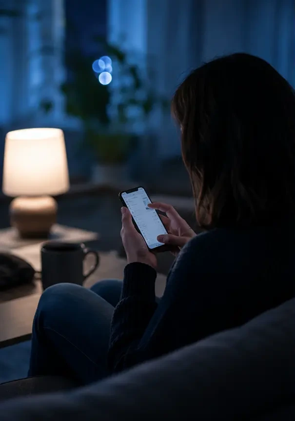 Zum Inhalt der Seite „Stalking aufklären – Beweise sichern“ KI-generiertes Symbolbild: Stalking aufklären – Beweise sichern