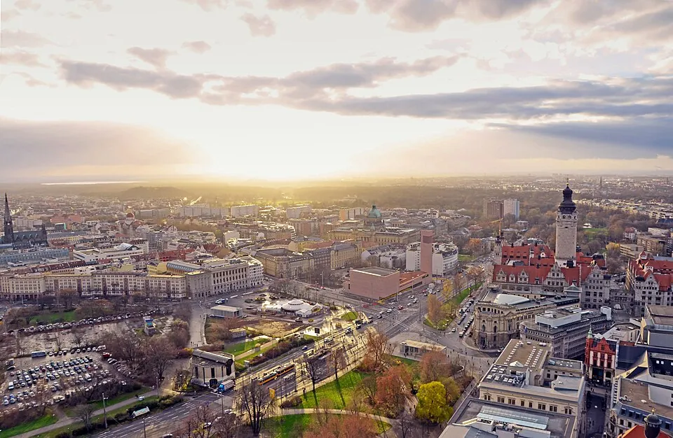 Stadtansicht Leipzig