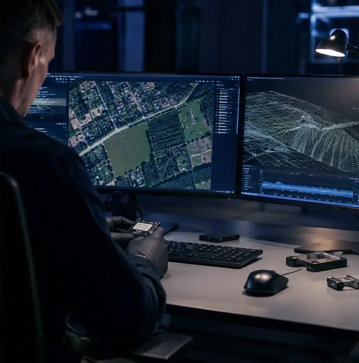 Forensischer Analysearbeitsplatz für digitale Geräte- und Flugdaten