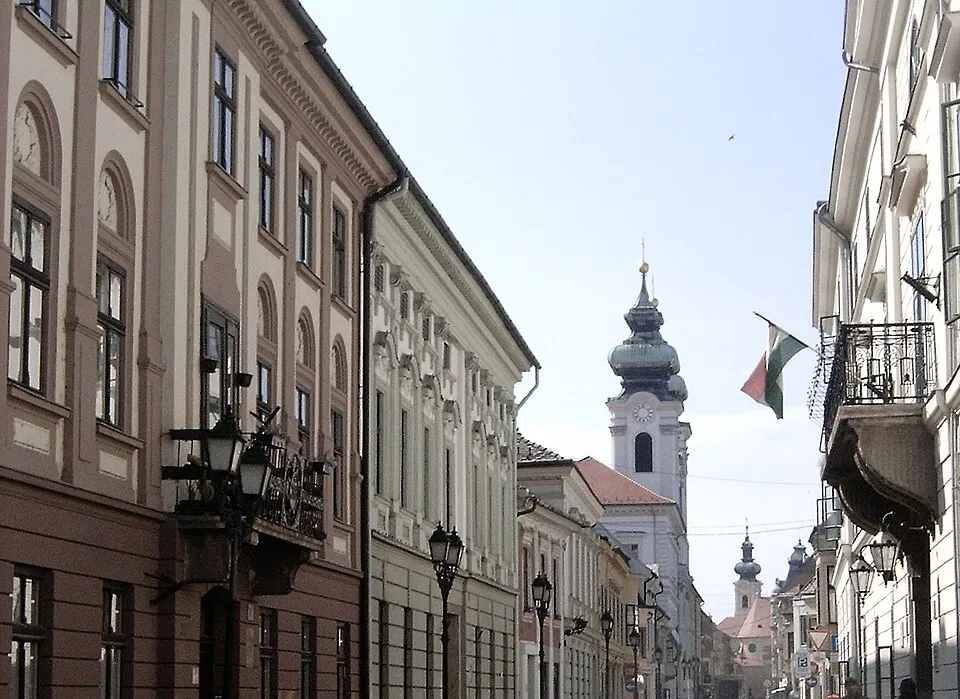Stadtansicht Győr