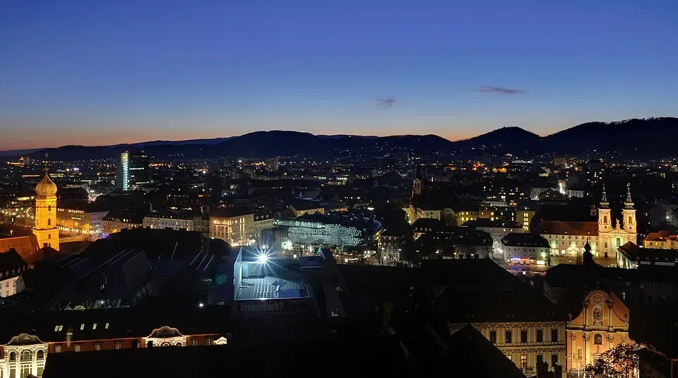 Stadtansicht Graz